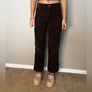 Brown corduroy pants// size 1